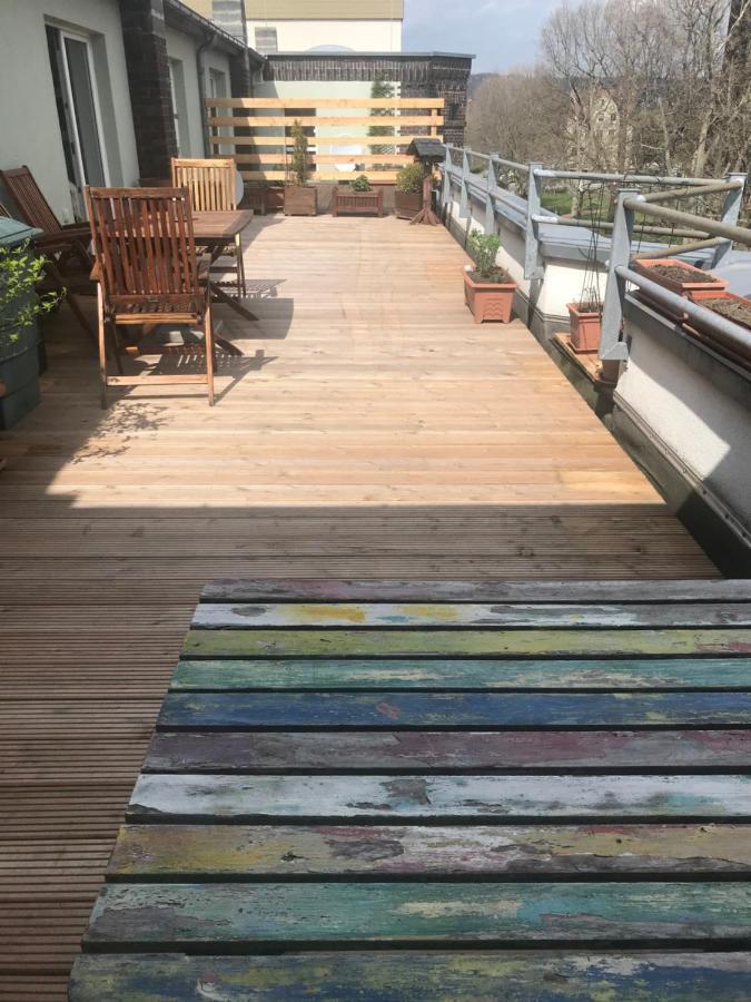 Dachterrassen Idylle Ueber Den Daechern Dresdens Exterior foto